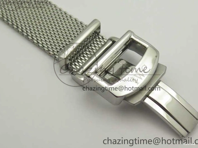 MIROTIME 0111 Breathable Portofino IW356501 SS V3 MK 1:1 Best Edition White Dial Gold Markers On SS Mesh Bracelet MIYOTA 7197